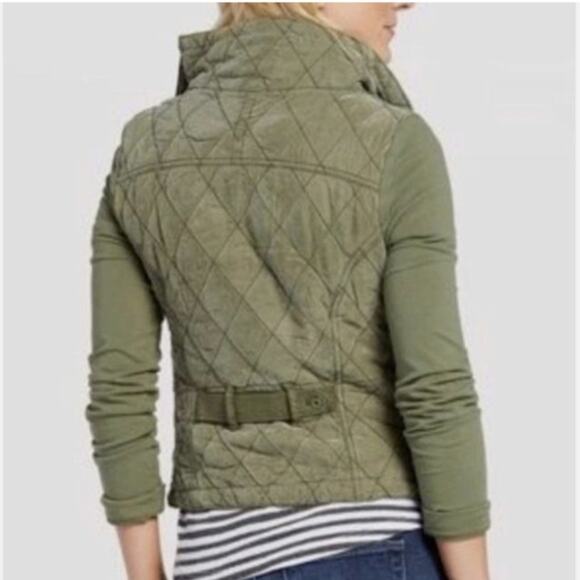 Anthropologie Marrakech Women's Quilted Phoebe Jacket Leaf Green Size M - Picture 1 of 11